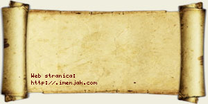 Mia Nedeljković vizit kartica